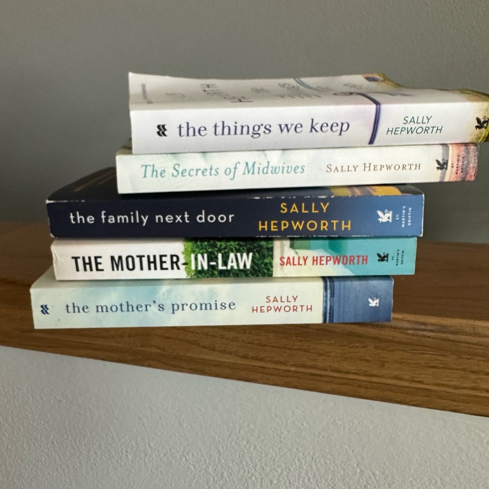 5 Sally Hepworth Paperbacks!!- The Family Next Door et al. Bestselling Author